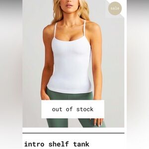 NWOT Stori Intro Shelf Tank White Size:8